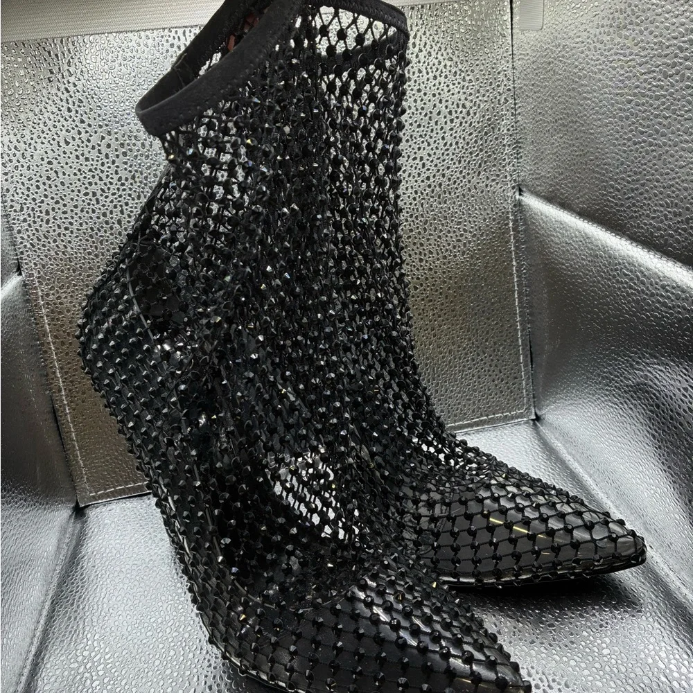 JLO Jennifer Lopez x REVOLVE Bronx Bootie in Black - Picture 6 of 11